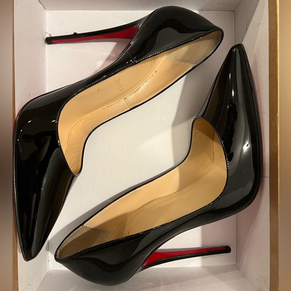 Christian Louboutin SO KATE 120 PATENT BLACK